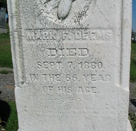 Mark F. Deems tombstone