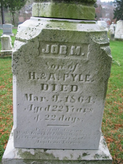 Job M. Pyle tombstone