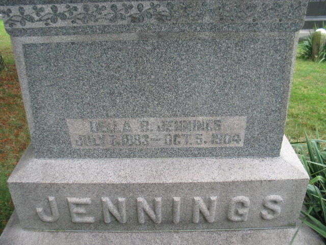 Della B. Jennings tombstone
