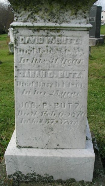 David W. Butz tombstone
