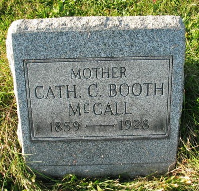 Cath. C. McCall tombstone