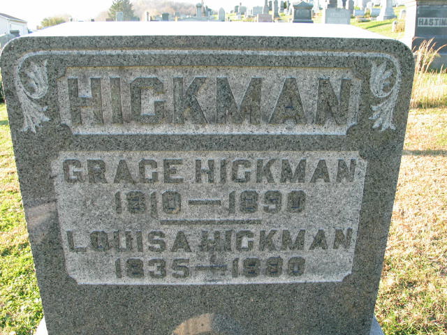 Grace Hickman tombstone