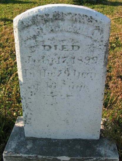Mary McMillin tombstone