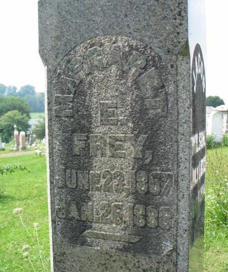 Margaret E. Frey tombstone