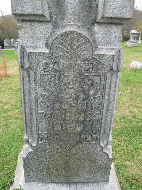 Samuel Patterson tombstone