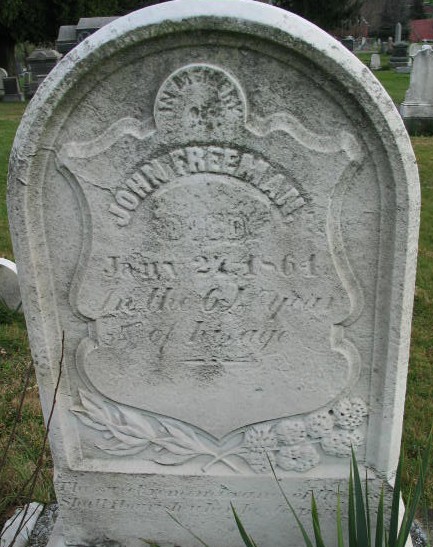 John Freeman tombstone