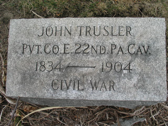 John Trusler tombstone