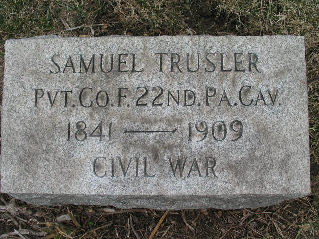 Samuel Trusler tombstone