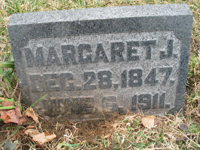 Margaret J. Scott tombstone