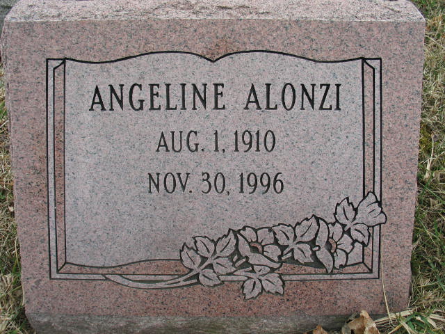 Angeline Alonzi tombstone