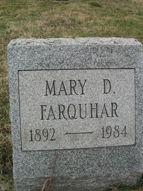 Mary D. Farquhar