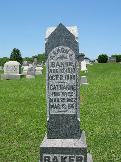 Aaron L and Catharine Baker