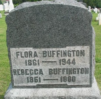 Flora and Rebecca Buffington