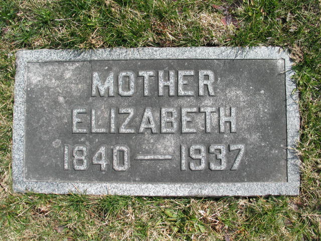 Elizabeth Bristor tombstone