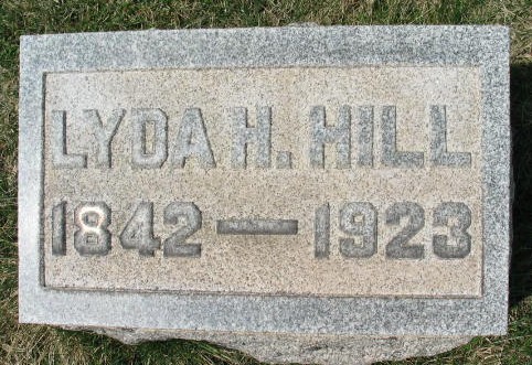 Lyda H. Hill tombstone