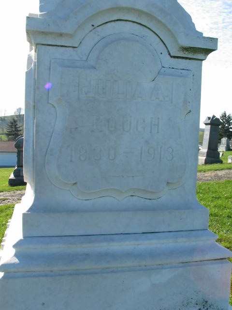 Julia A. Hough tombstone