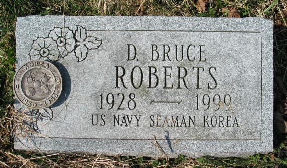 D. Bruce Roberts tombstone