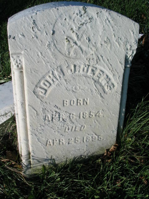 John J. Deems tombstone