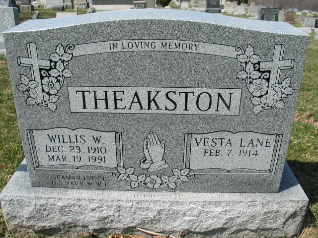 Vesta Lane Theakston