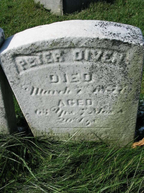 Peter Diven tombstone