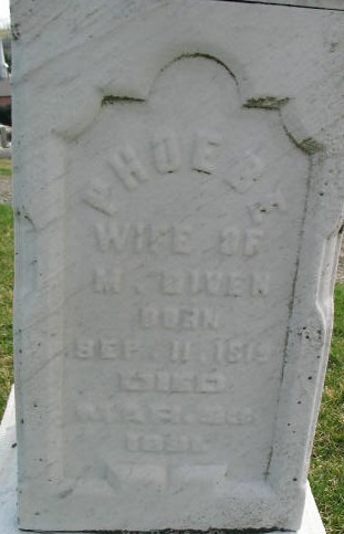 Phoebe Diven tombstone