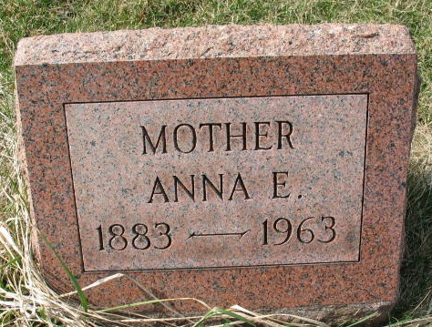 Anna E. Deems tombstone