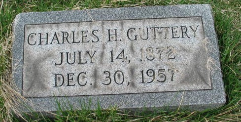 Charles H. Guttery tombstone