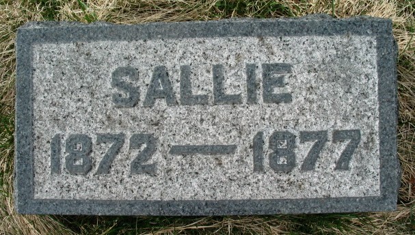 Sallie Taylor tombstone