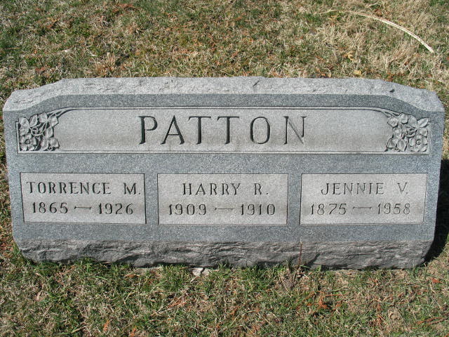 Harry R. Patton tombstone