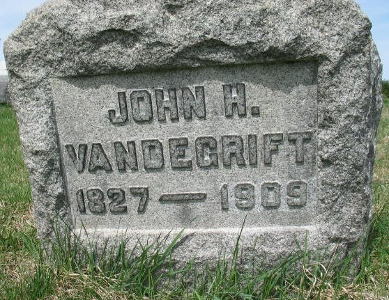 John H. Vandegrift tombstone