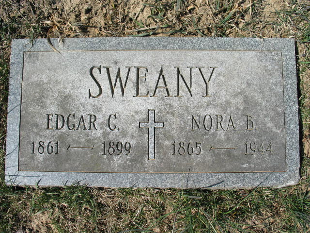 Edgar C. Sweany tombstone