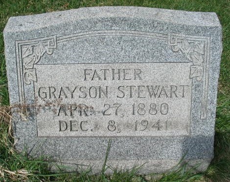 Grayson Stewart tombstone