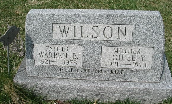 Louise Y. Wilson tombstone