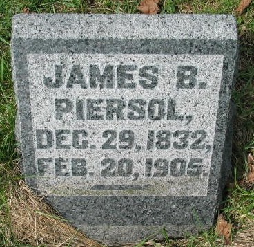 James B. Piersol tomstone