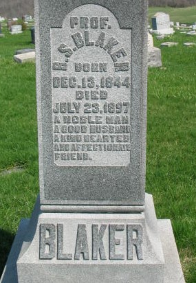 B. S. Blaker