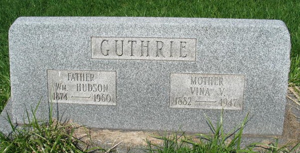 Wm Hudsom and Vina V. Guthrie