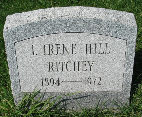 I Irene Hill Ritchey