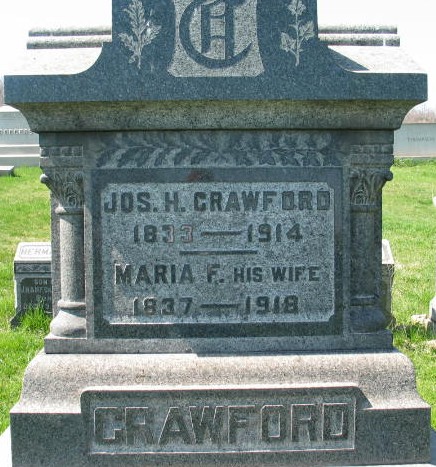 Joseph H. and Maria F. Crawford