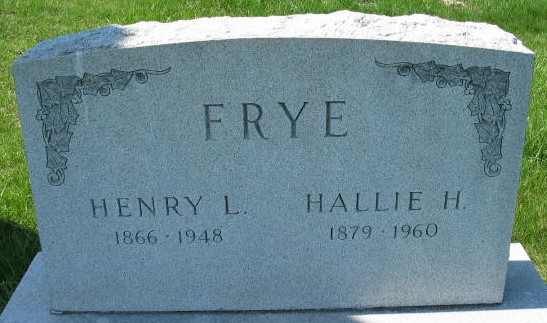 Henry L. and Hallie H. Frye