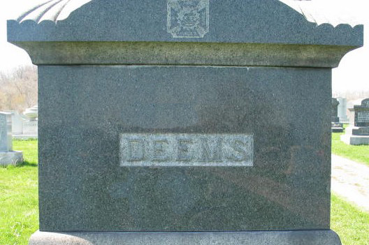 Deems family monument