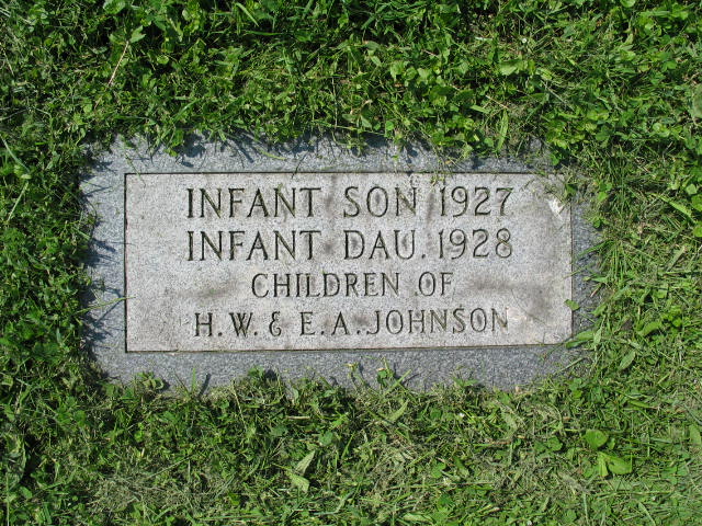 Infant son and Infant daughter Johnson