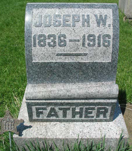 Joseph W. Hill tombstone