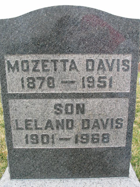 Mozetta and Leland Davis