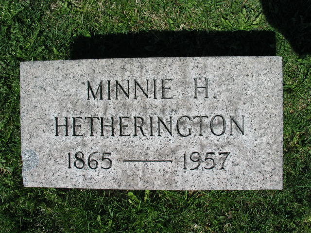 Minnie H. Hetherington