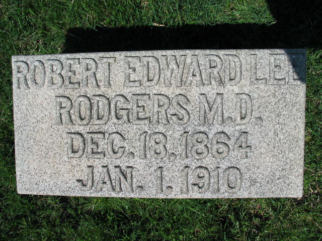Robert Edward Lee Rodgers MD