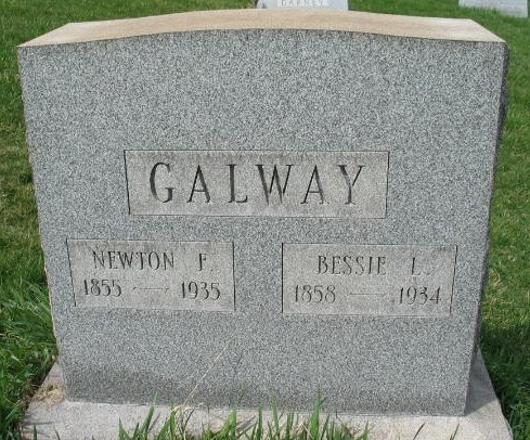 Bessie L and Newton Galway