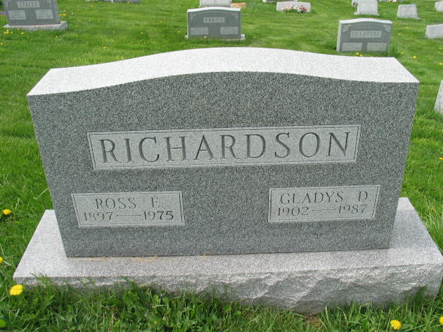 Ross E. and Gladys D. Richardson