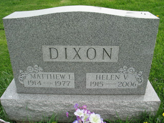 Matthew L and Helen V. Dixon