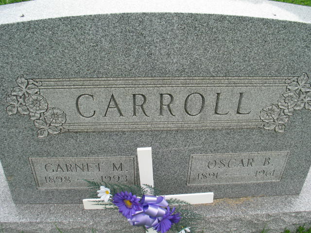 Garnet M. and Oscar B. Carroll