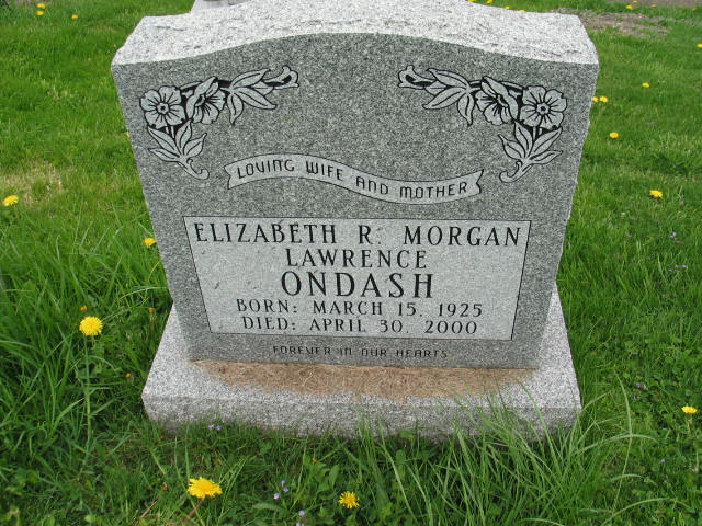 Elizabeth R. Morgan Lawrence Ondash